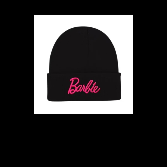 Black and pink Barbie beanie - Picture 3 of 6
